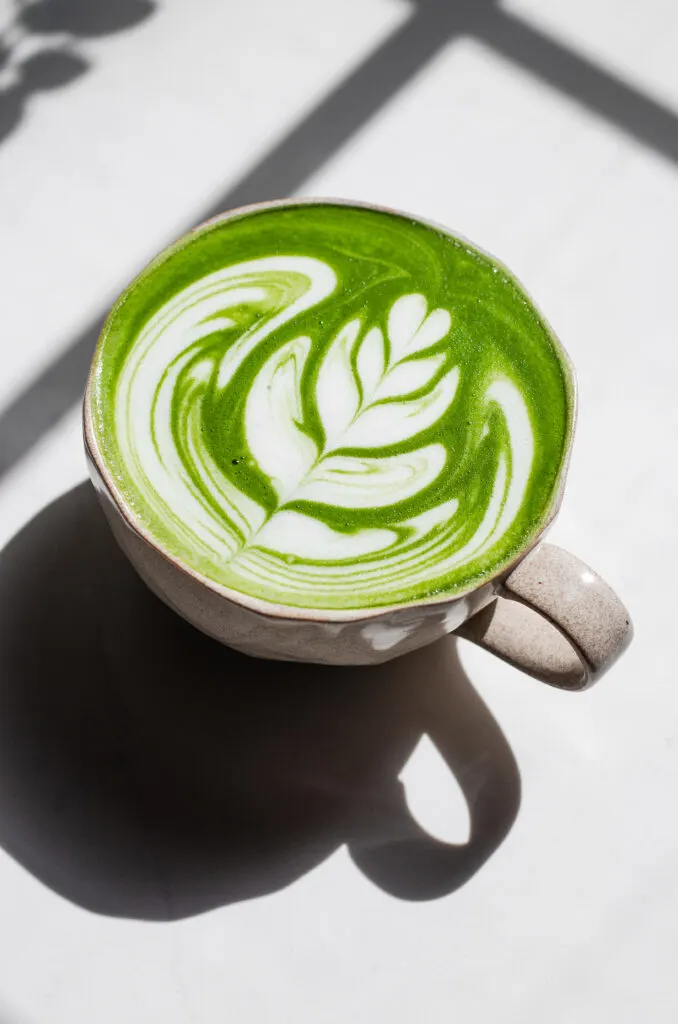 Panas Matcha Macchiato